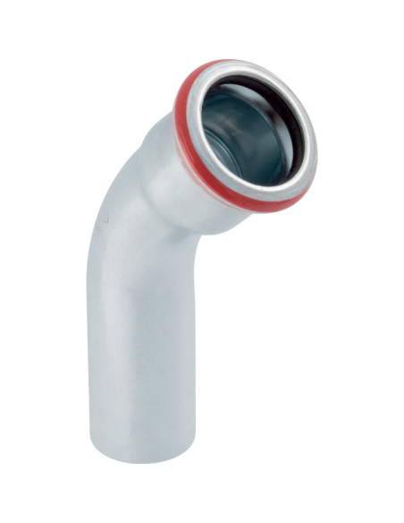 Coude 45° Mapress acier carbone MF à sertir