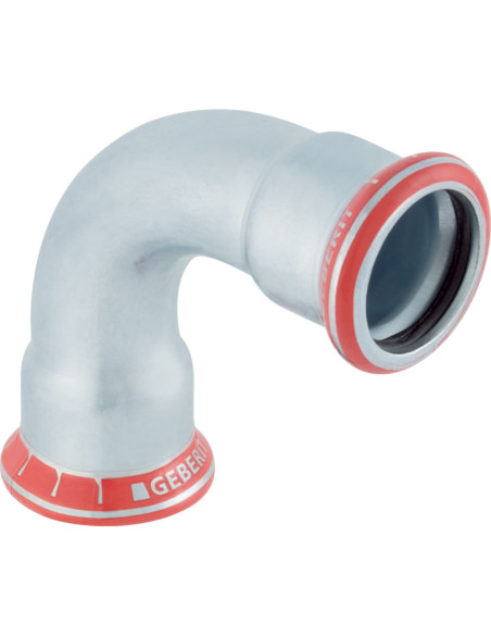 Coude 90° Mapress acier carbone FF à sertir