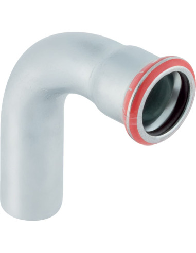 Coude 90° Mapress acier carbone MF à sertir