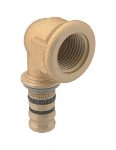 Coude 90° Mepla laiton femelle multicouche