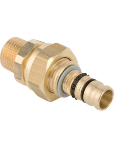 Jonction Mepla bronze mâle 3 pièces