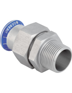 Raccord union Mapress inox 316 mâle