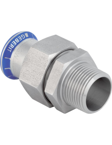 Raccord union Mapress inox 316 mâle