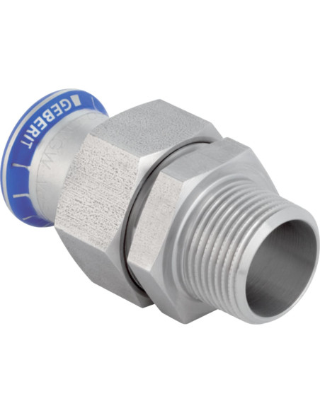 Raccord union Mapress inox 316 mâle