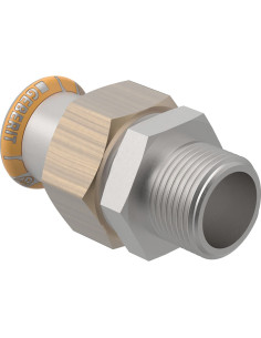 Raccord union Mapress Therm mâle