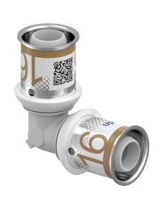 Coude 90° S-Press Plus PPSU à sertir DN16 à 25 - multicouche