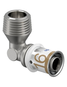 Coude 90° S-Press Plus mâle fileté à sertir DN16 à 40