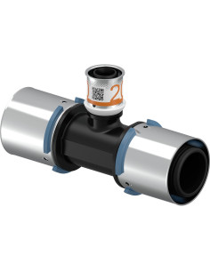 Té réduit S-Press PPSU à sertir DN40 et DN50 - multicouche