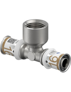 Té S-Press Plus taraudé femelle à sertir DN16 à 32 - Uponor