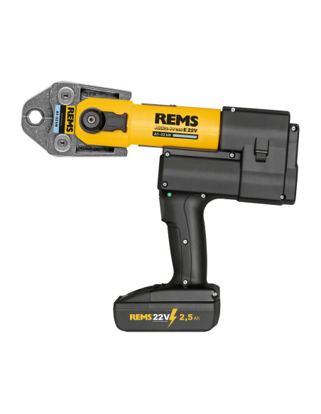 REMS Akku-Press E 22V A1-32kN sertisseuse radiale sur accu