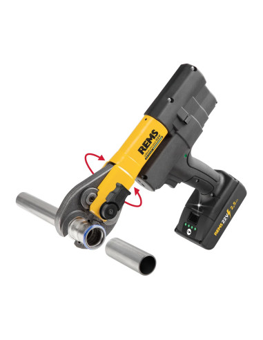 Sertisseuse REMS Mini-Press 22V, tête pivotante avec raccord serti