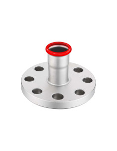 Bride acier carbone SERTIsteel PBtub carbone à sertir, fond blanc