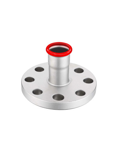 Bride acier carbone SERTIsteel PBtub carbone à sertir, fond blanc