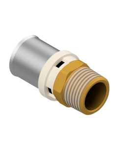 Raccord filetage XPRT à sertir mâle AIS, fond blanc